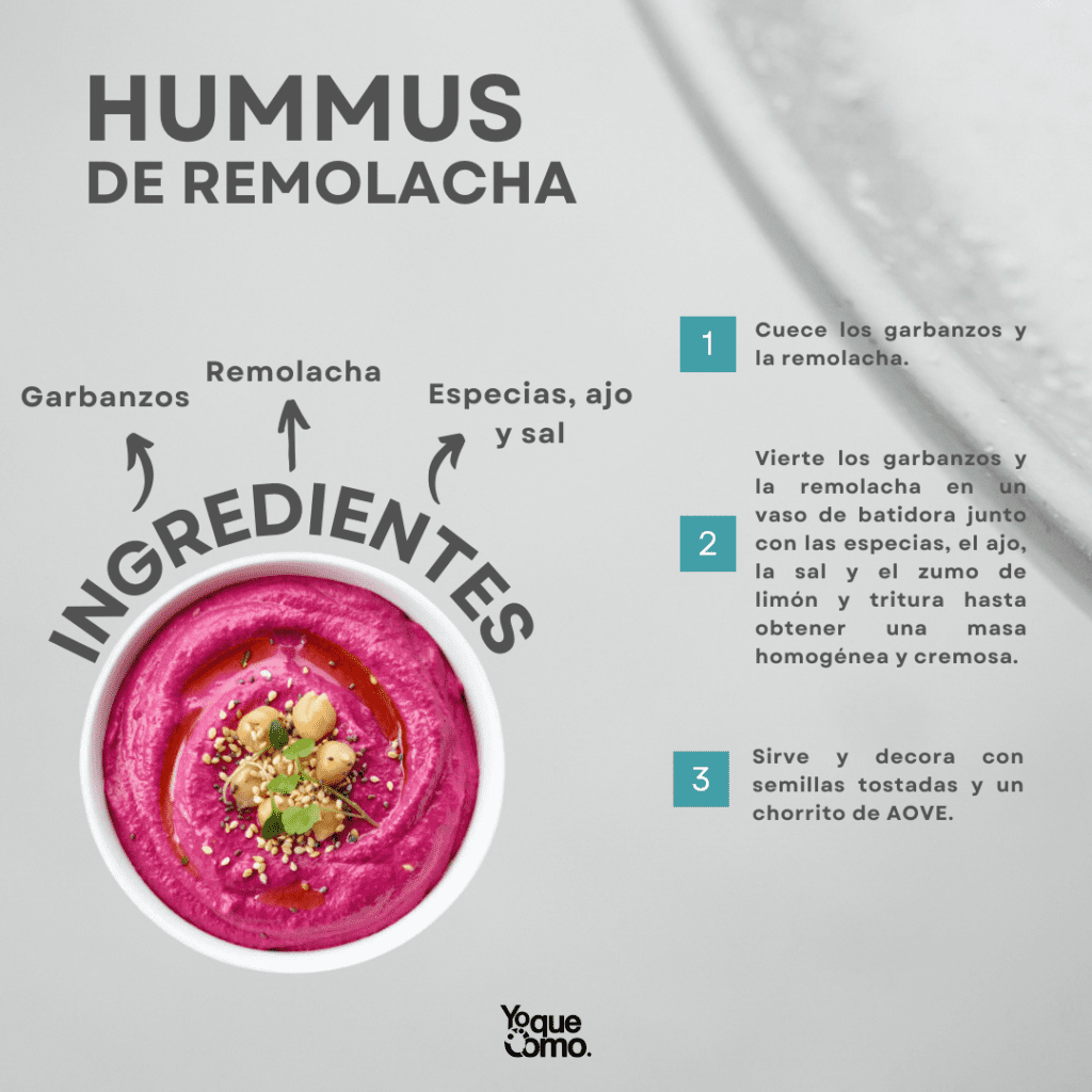 Hummus de remolacha