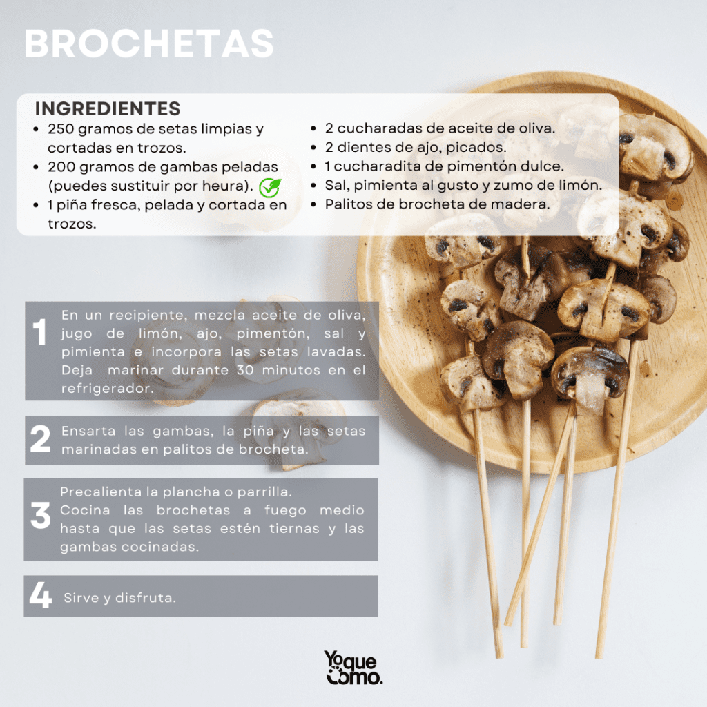 Formas de cocinar setas