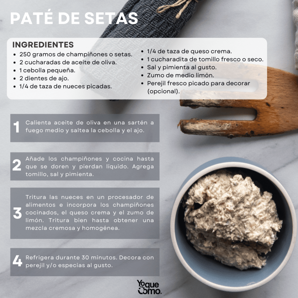 Formas de cocinar setas