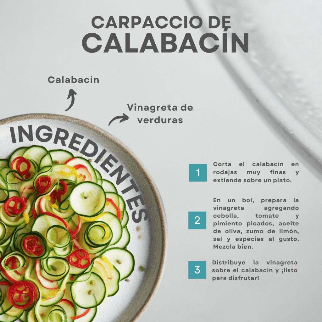 Carpaccio de calabacin