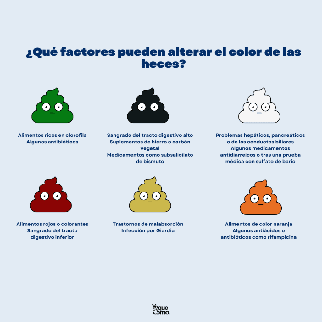 Color de las heces